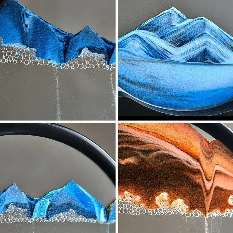 Decoração de Pintura 3D de Areia Movediça