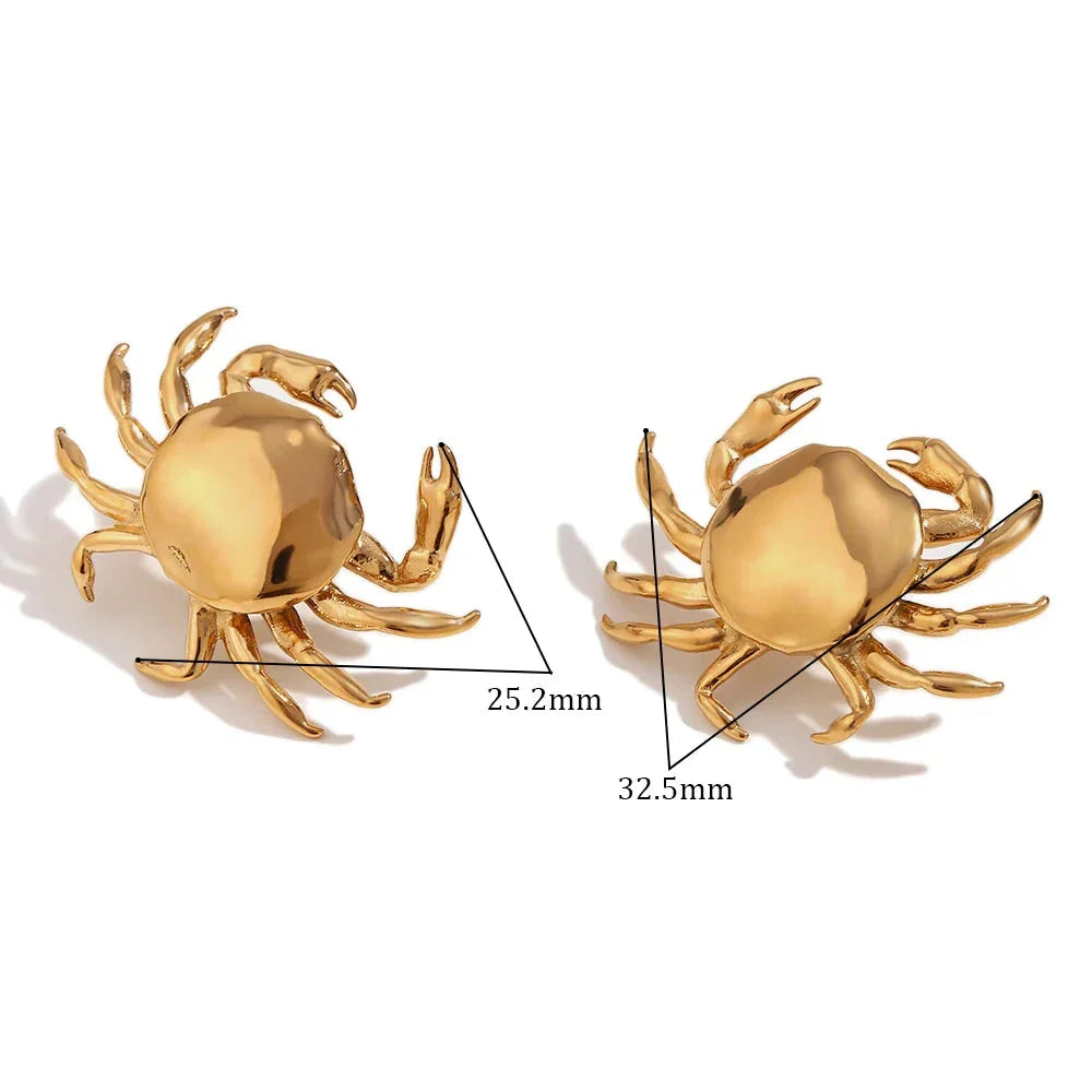 Brincos Little Crab E.B. Belle - Elegância e Estilo