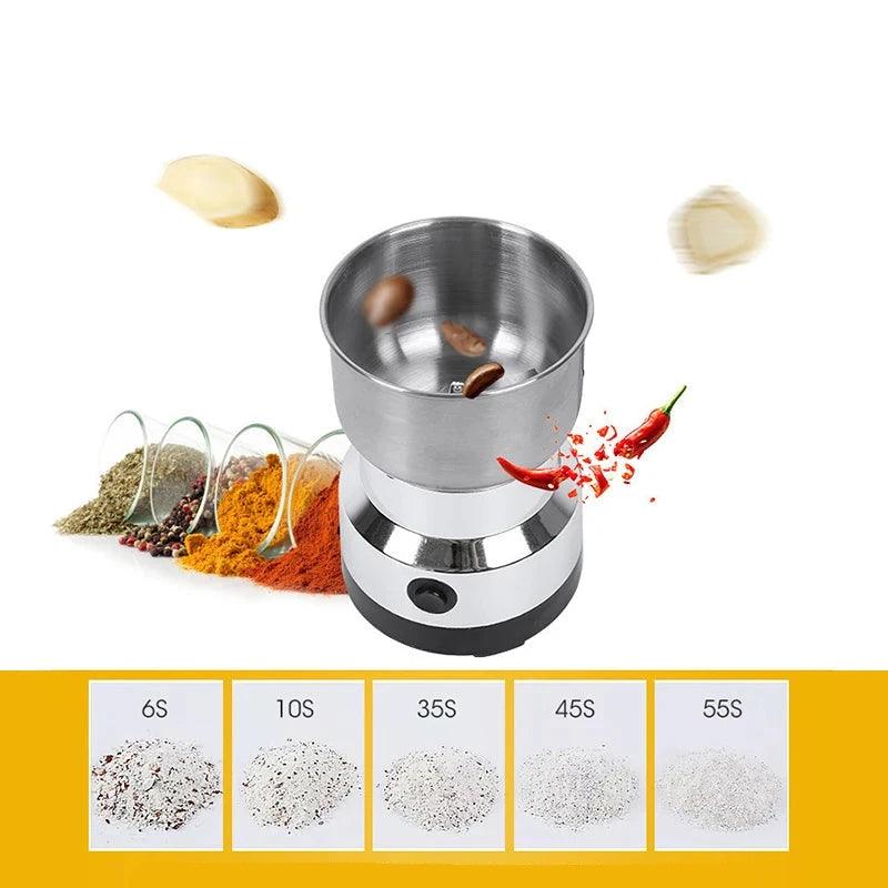 Mini Moedor Elétrico 300ml para Alimentos e Especiarias