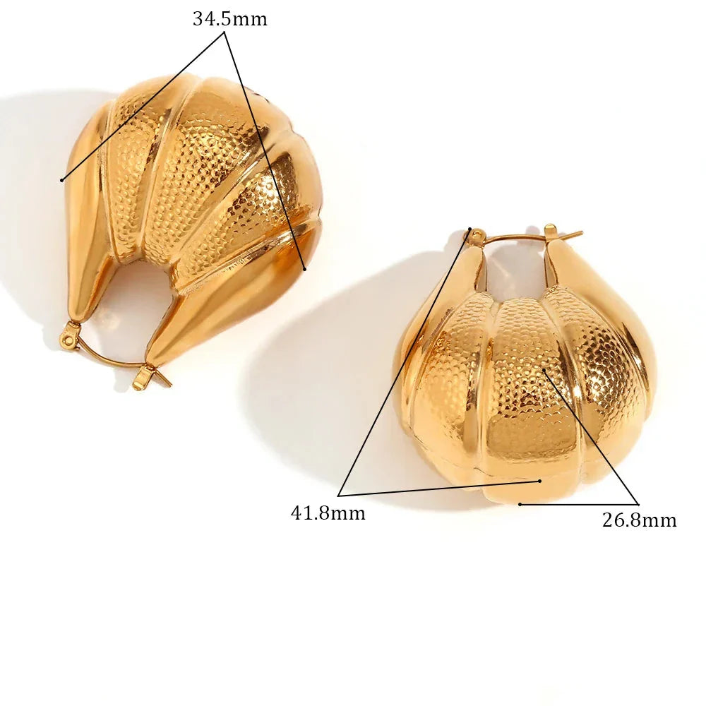 Brincos Elegância em Aço Inoxidável com Zircônia