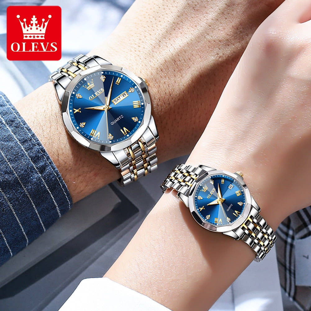 Relógio Diamond Lux Casal (Edição Limitada)