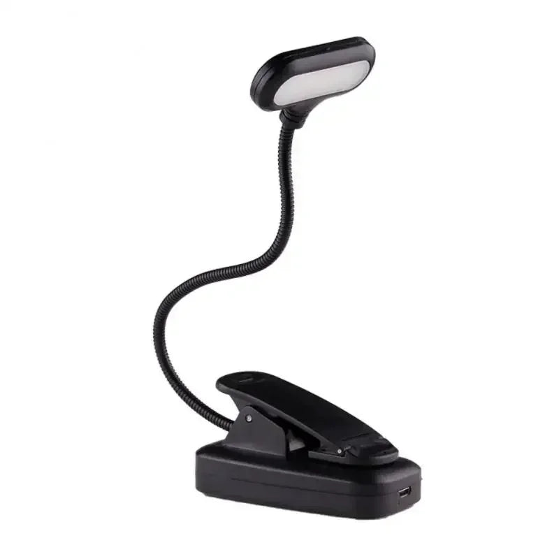 Luz noturna proteção para os olhos lâmpadas led quarto leitura bateria lâmpada de mesa ajustável mini clip-on adequado para viagens usb interior