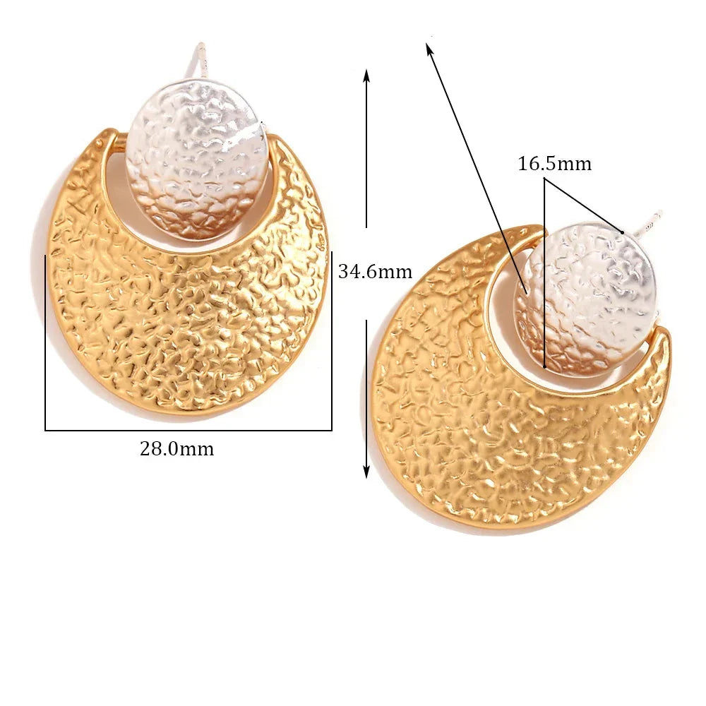 Brincos Geométricos Reversíveis de Zircônia
