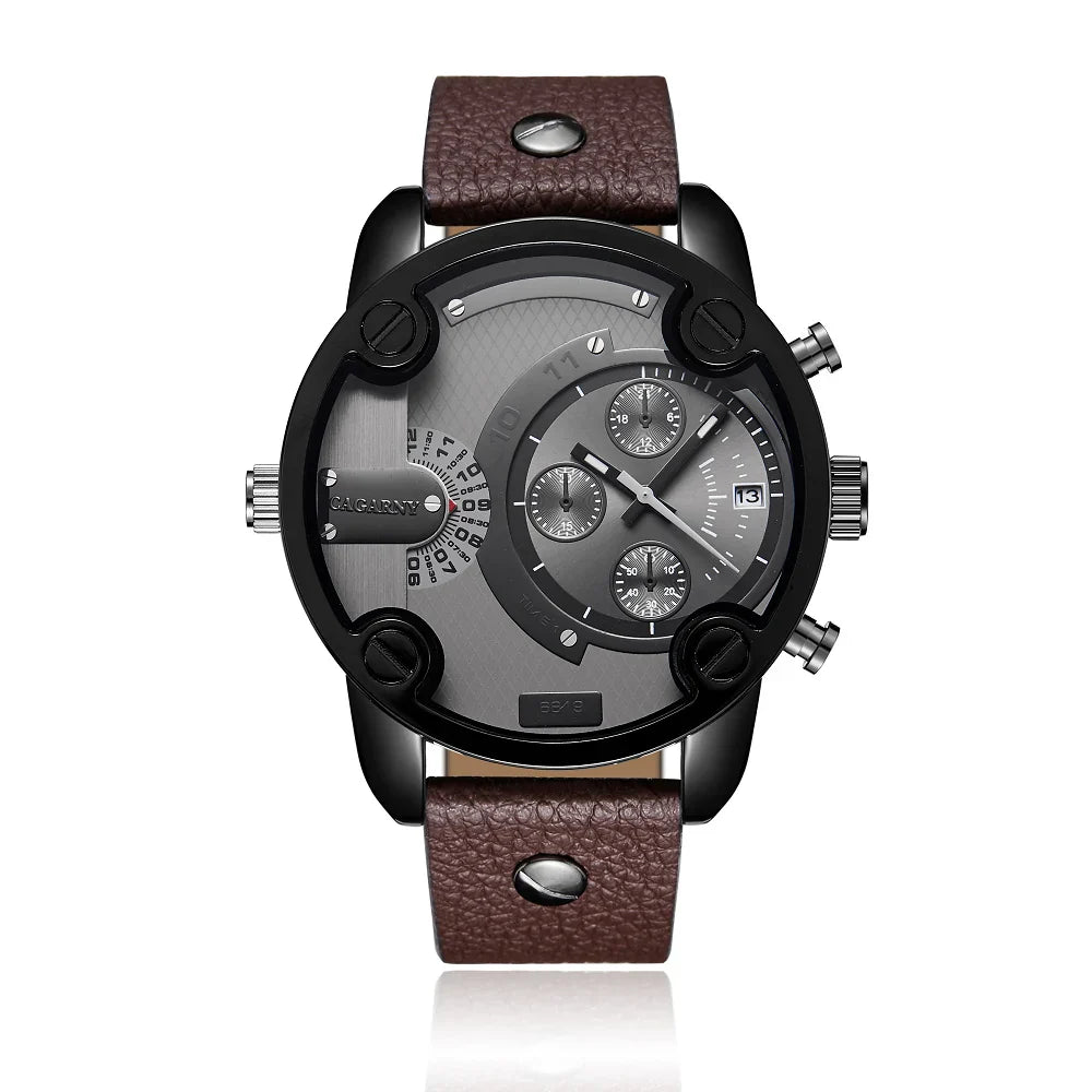 Relógio Masculino DZ Sport Fashion 6819B - Mecânico com Mostrador Grande