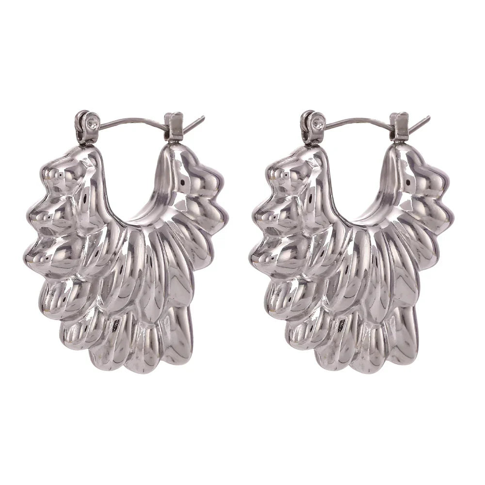 Brincos Pétala Dupla Banhados a Ouro 18K