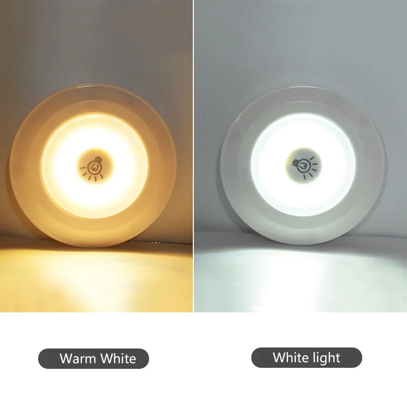 LUZ NOTURNA REGULÁVEL COM CONTROLE REMOTO SEM FIO