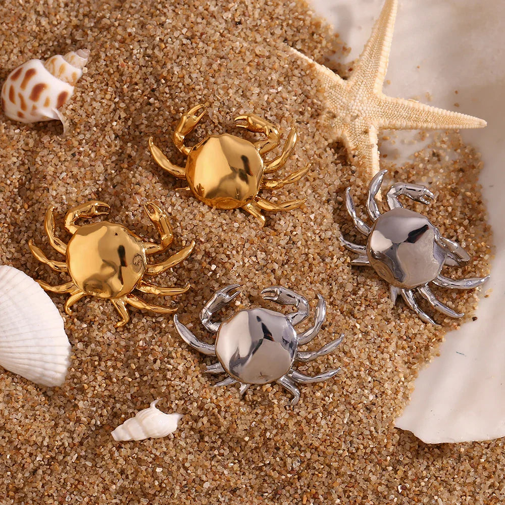 Brincos Little Crab E.B. Belle - Elegância e Estilo
