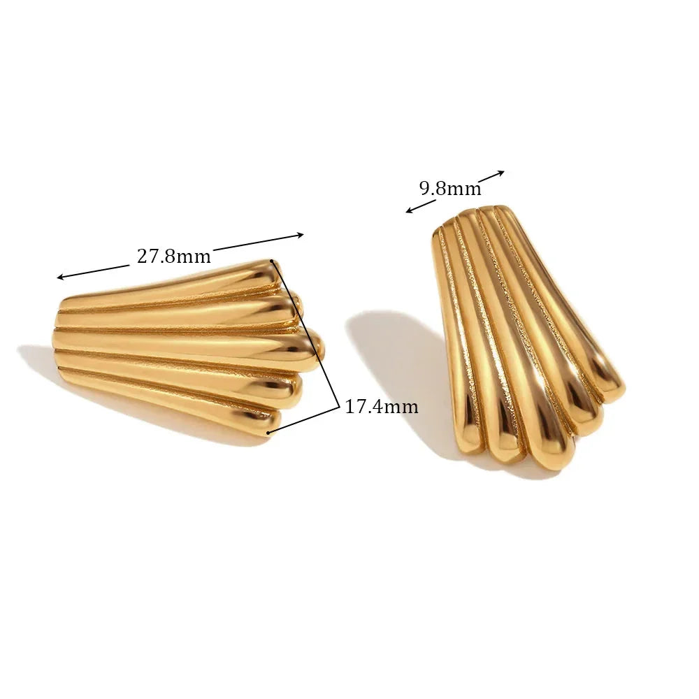 Brincos Elegância Vertical em Zircônia