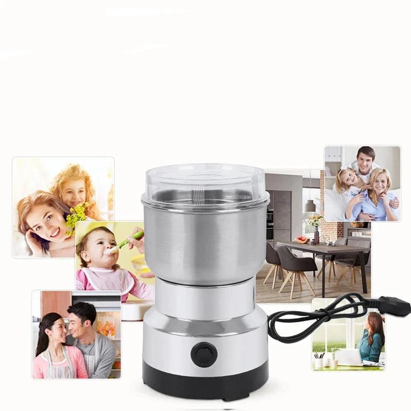 Mini Moedor Elétrico 300ml para Alimentos e Especiarias