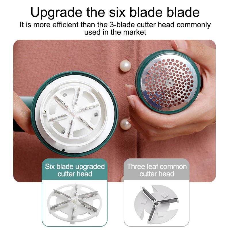 Recarregável elétrico Lint removedor para vestuário, Fuzz Shaver, camisola Shaver, casaco cabelo bola aparador, lâmina de pelúcia