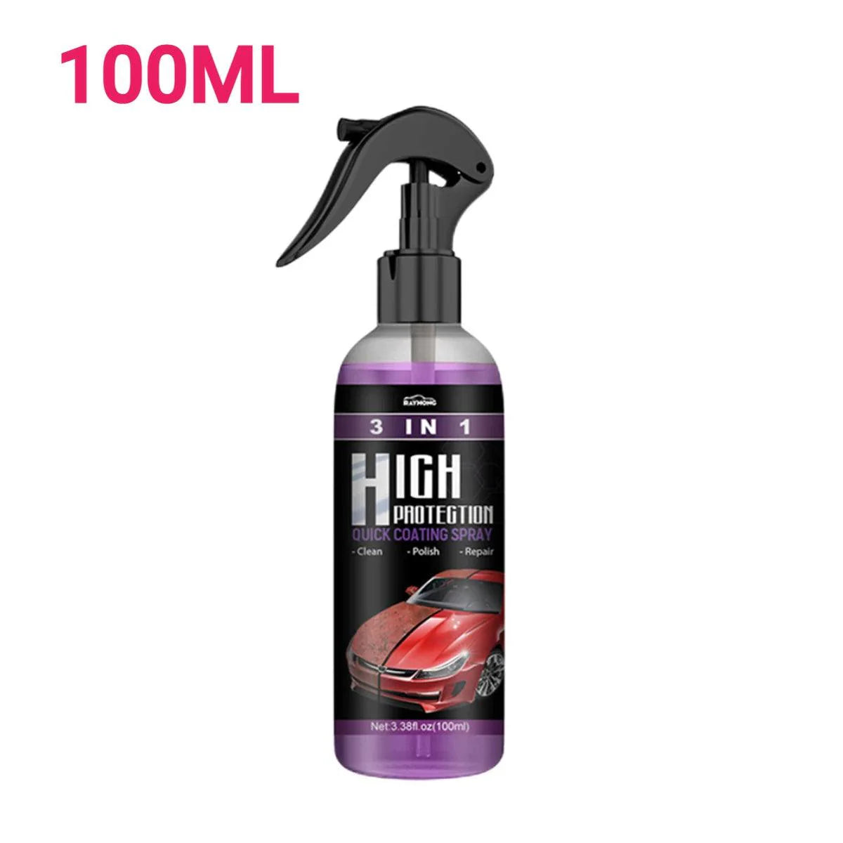 Spray de Revestimento Rápido 3 em 1
