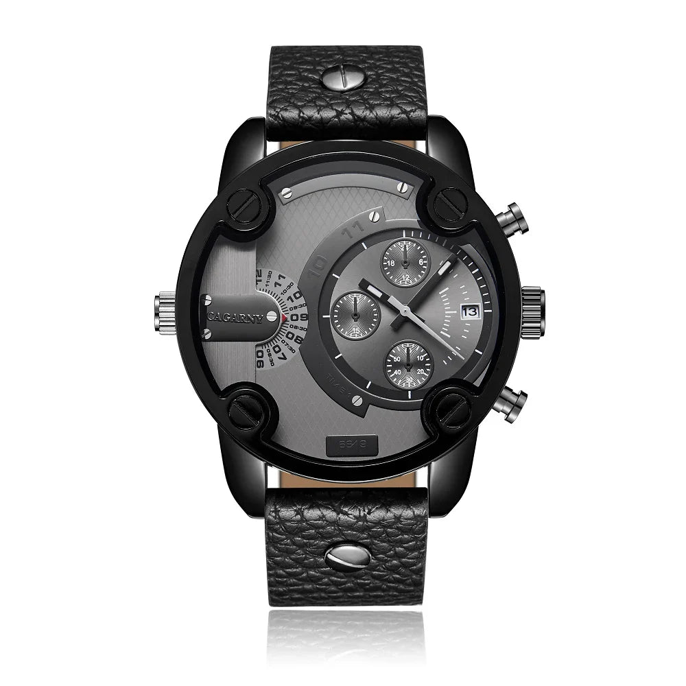 Relógio Masculino DZ Sport Fashion 6819B - Mecânico com Mostrador Grande