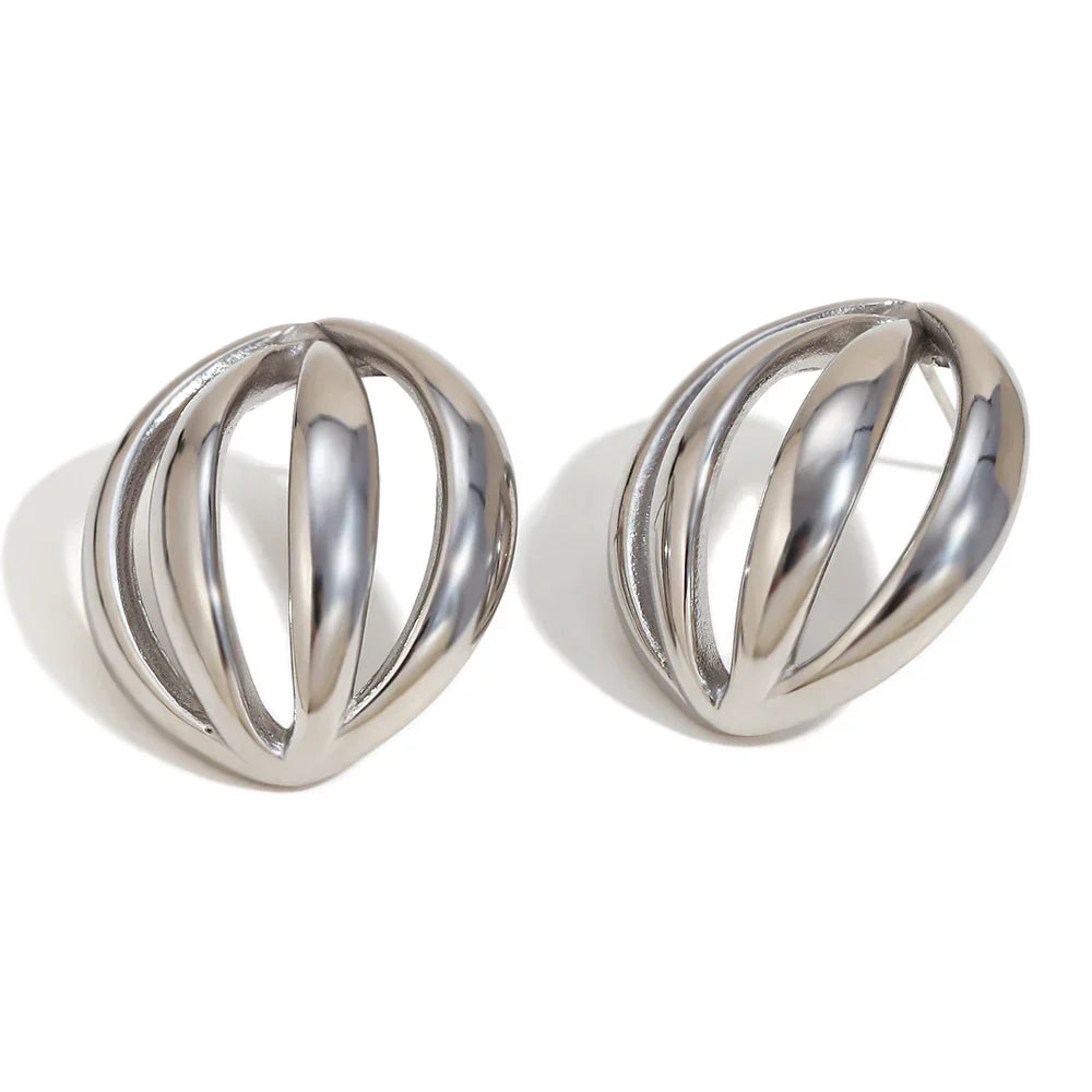 Brinco Glamour Archés 18K Banhado a Ouro