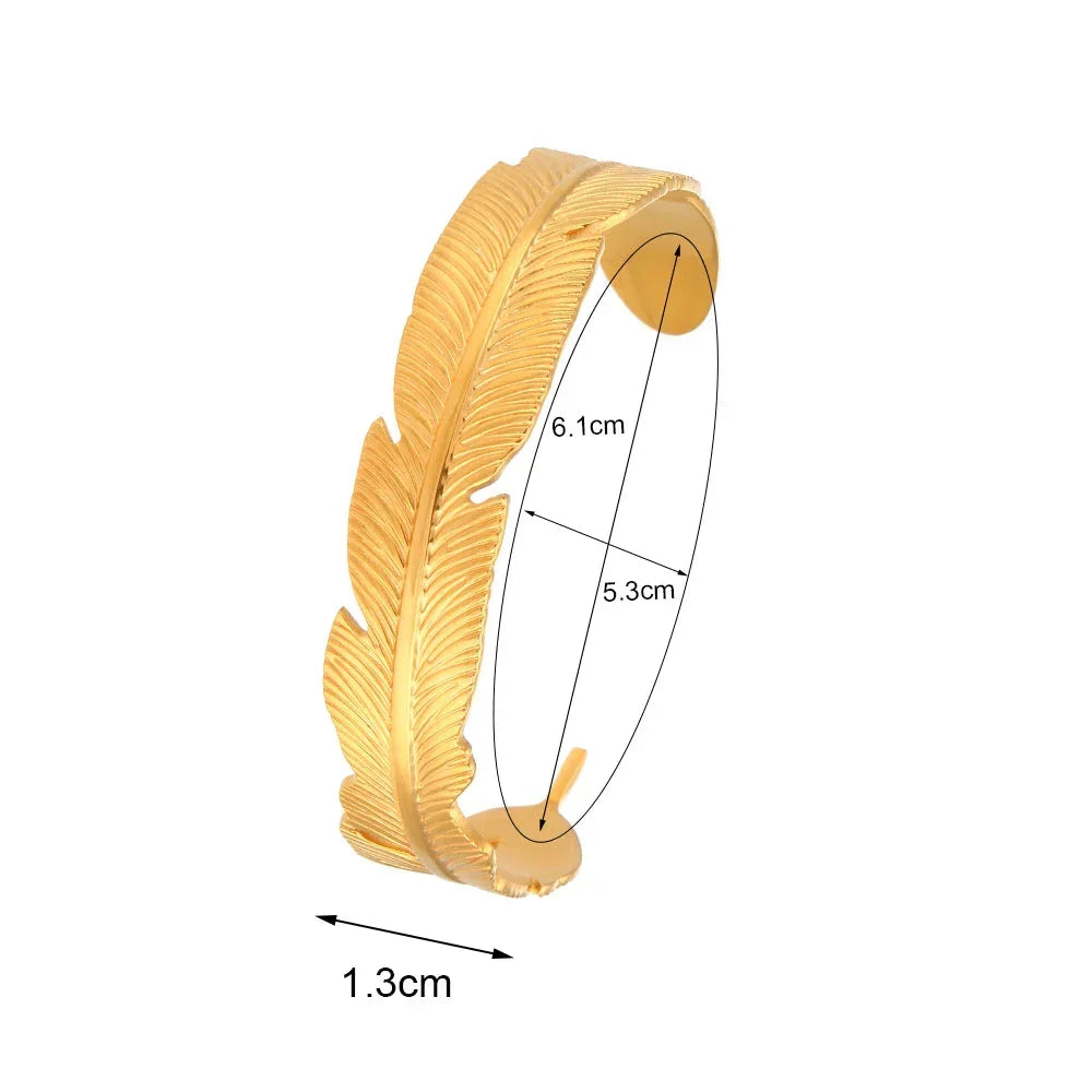 Pulseira Folha de Ouro 18k Burnetts Joias