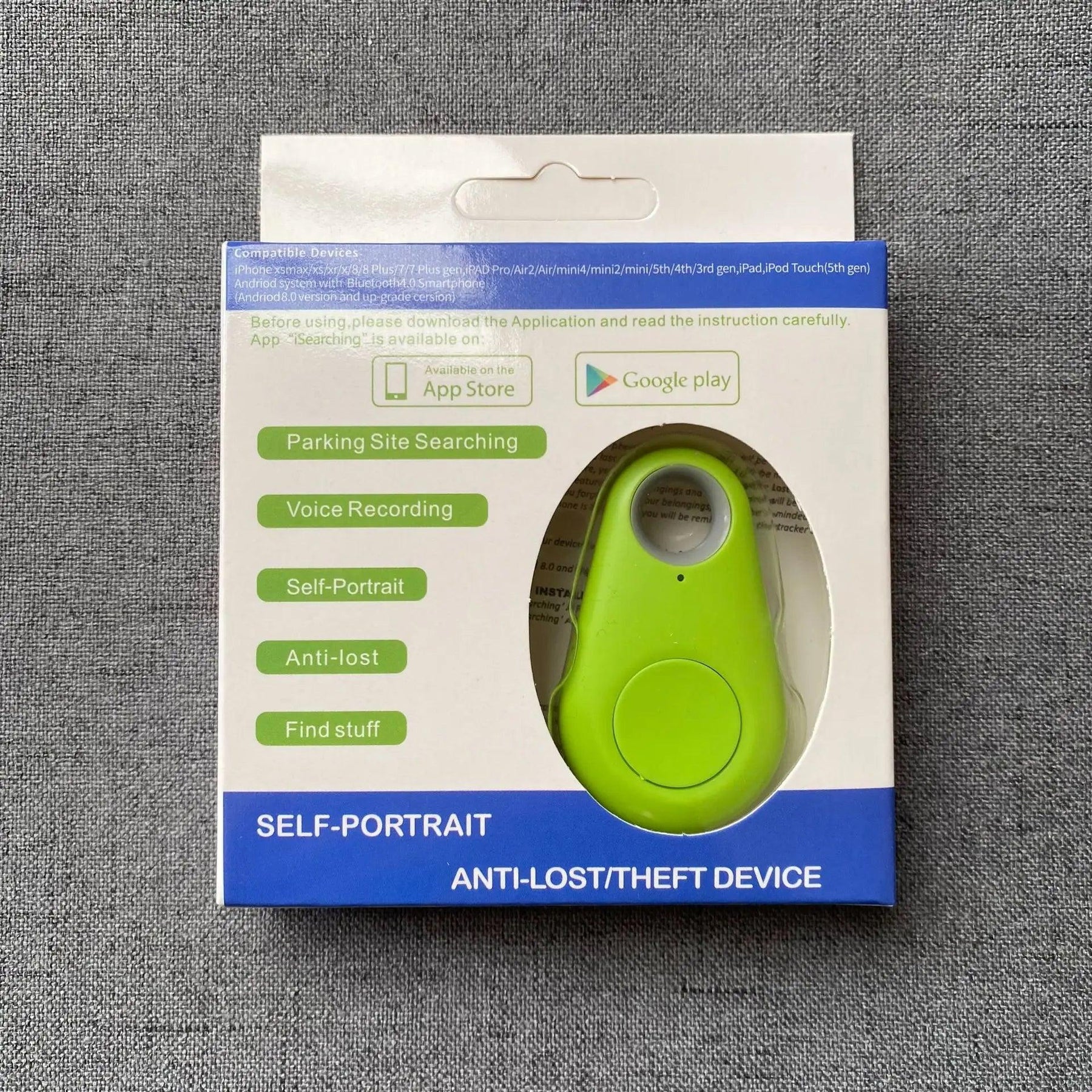 Mini GPS Tracker Bluetooth 5.0 Anti-Lost para Pets e Objetos