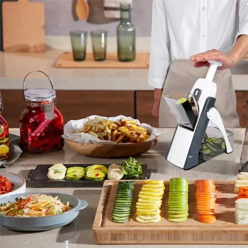 Cortador e Fatiador de Alimentos Multifuncional SliceMaster