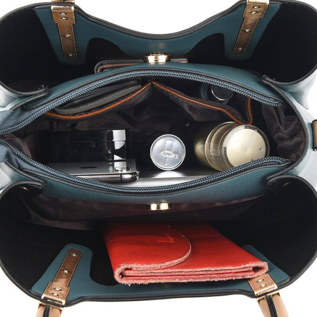 Bolsa Feminina de Couro - Aurelia - Tudo Tem
