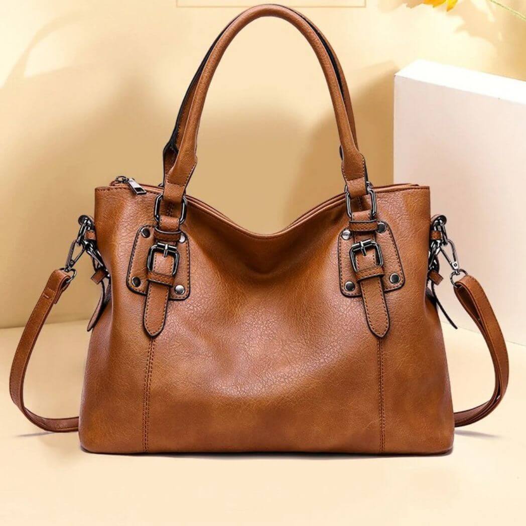 Bolsa Feminina de Couro Valentine - Tudo Tem