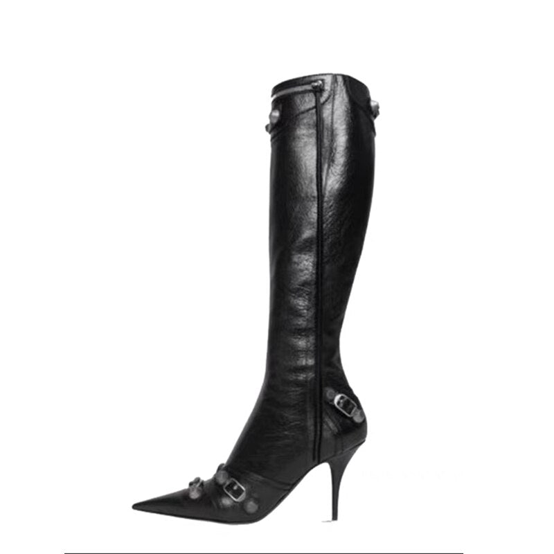 Bota Cano Alto Salto Fino