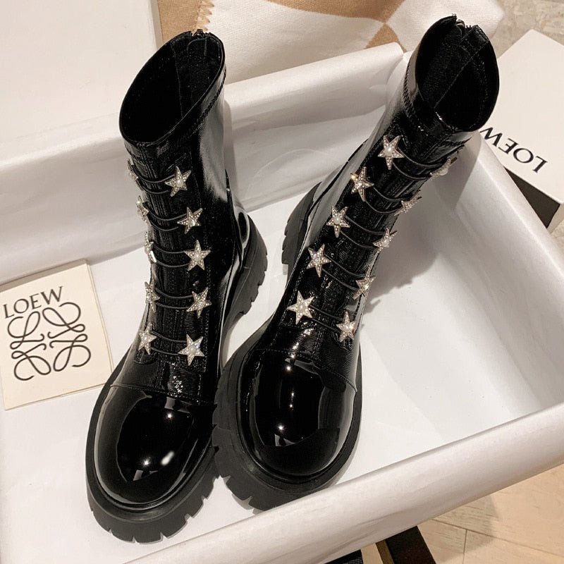 Bota Cano Médio Tratorada Estrela