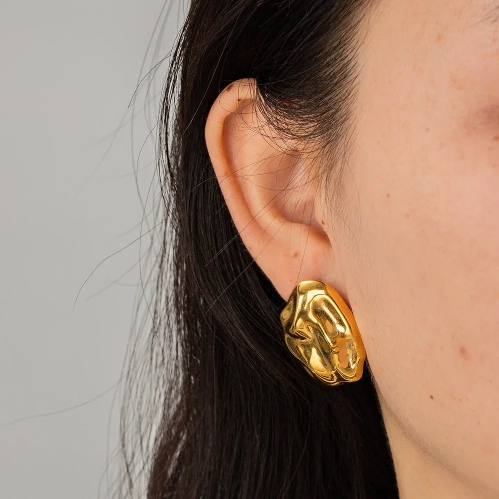 Brinco Vintage Banhado a Ouro 18k - Tudo Tem