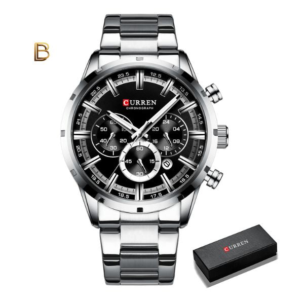 Relógio Masculino Curren Luxury Original