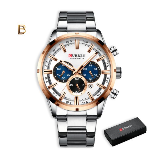 Relógio Masculino Curren Luxury Original