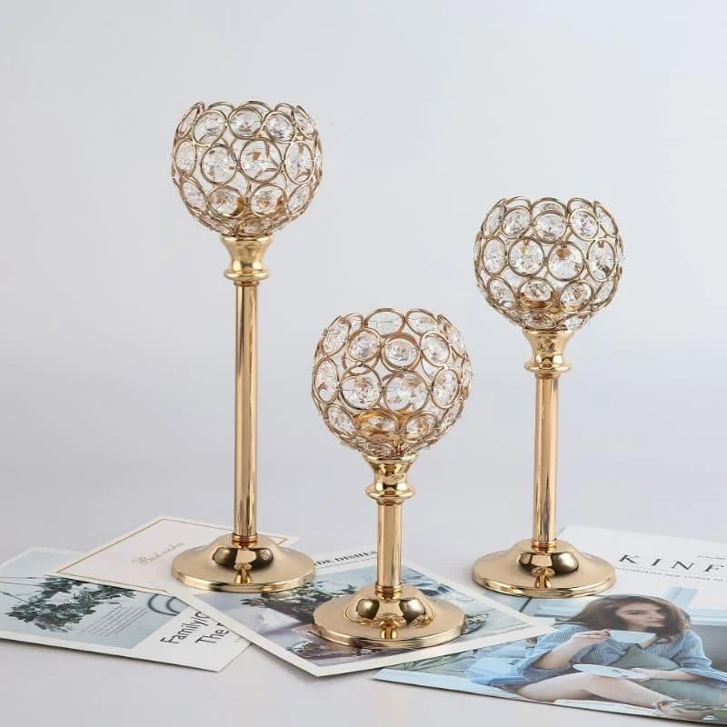 Candelabro Suporte de Velas de Luxo Decorativo