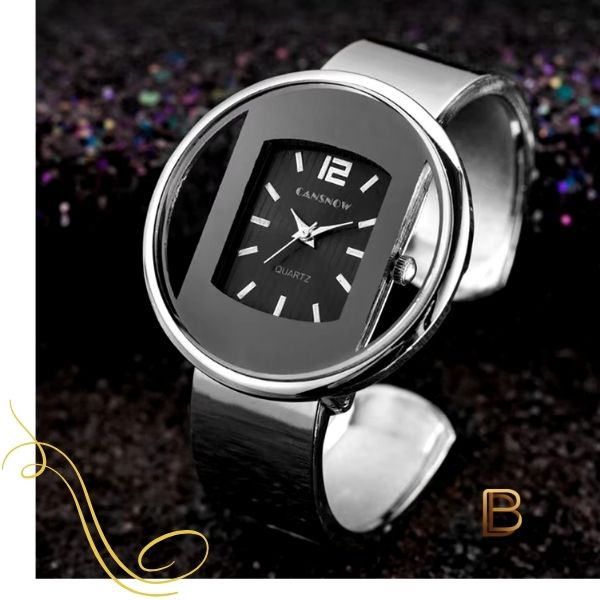 Relógio de Pulso Feminino Bangle+