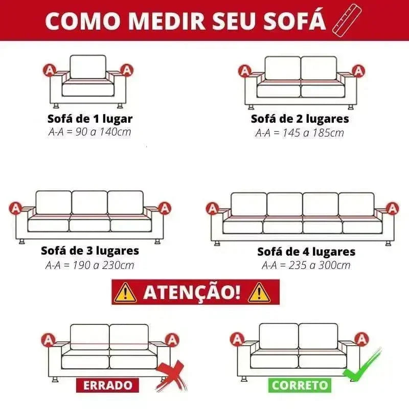 Capa para Sofá Acolchoada em Plush Macio Antiderrapante Amarelo