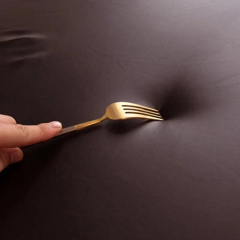 Capas para Cadeiras de Jantar em Couro PU Impermeáveis