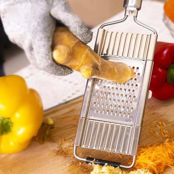 Cortador de Legumes Inoxidável Metta™ 4 em 1 - Tudo Tem