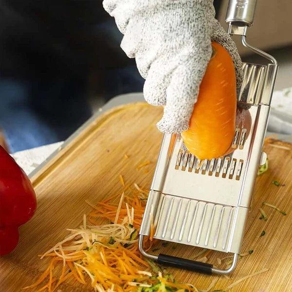 Cortador de Legumes Inoxidável Metta™ 4 em 1 - Tudo Tem
