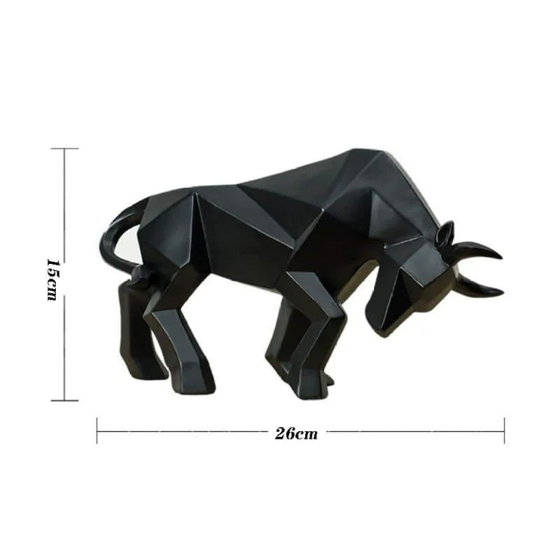 Decoração de Mesa de Resina Estátua Touro