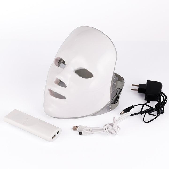 DermaLight ™ - Máscara de LED Fototerapia 7 Cores - Tudo Tem