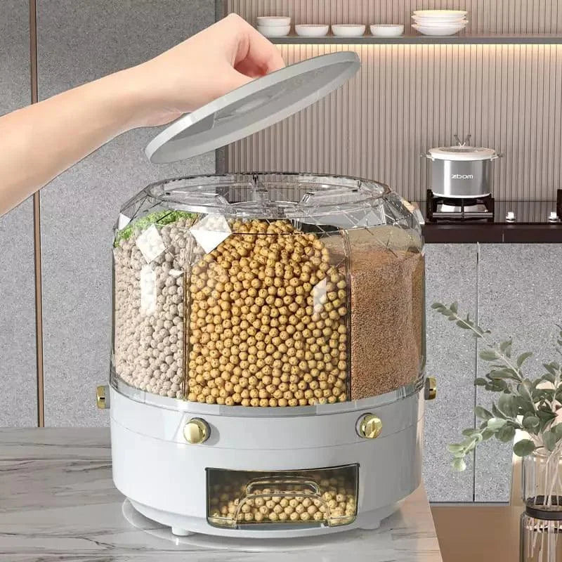 Dispensador Porta Alimentos e Cereais Giratório