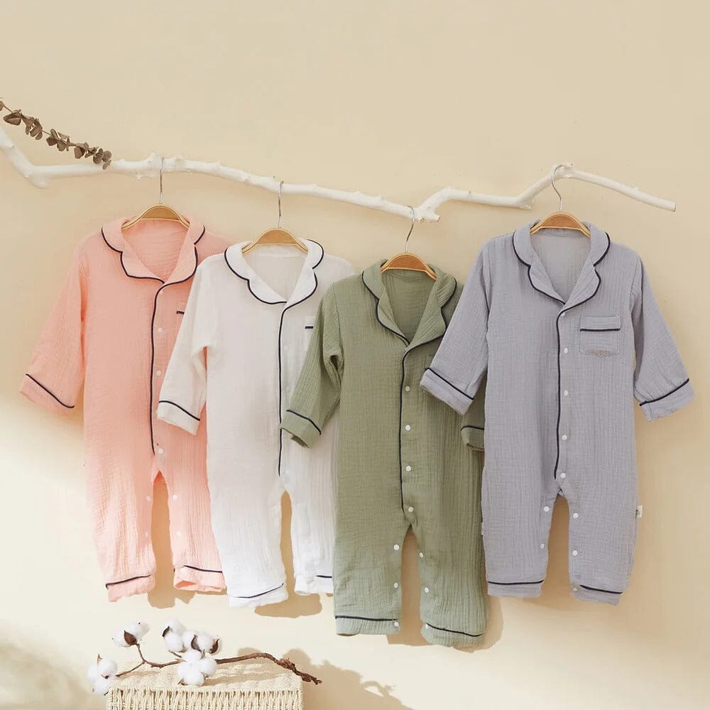 Pijama Macacão Bebê Manga Longa