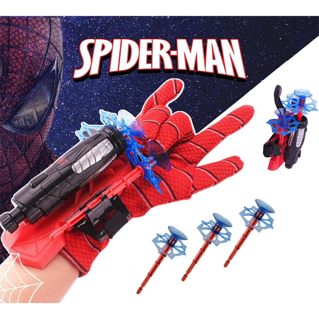Kit Luva Do Homem Aranha Lança Teia + Máscara COM LED - Tudo Tem