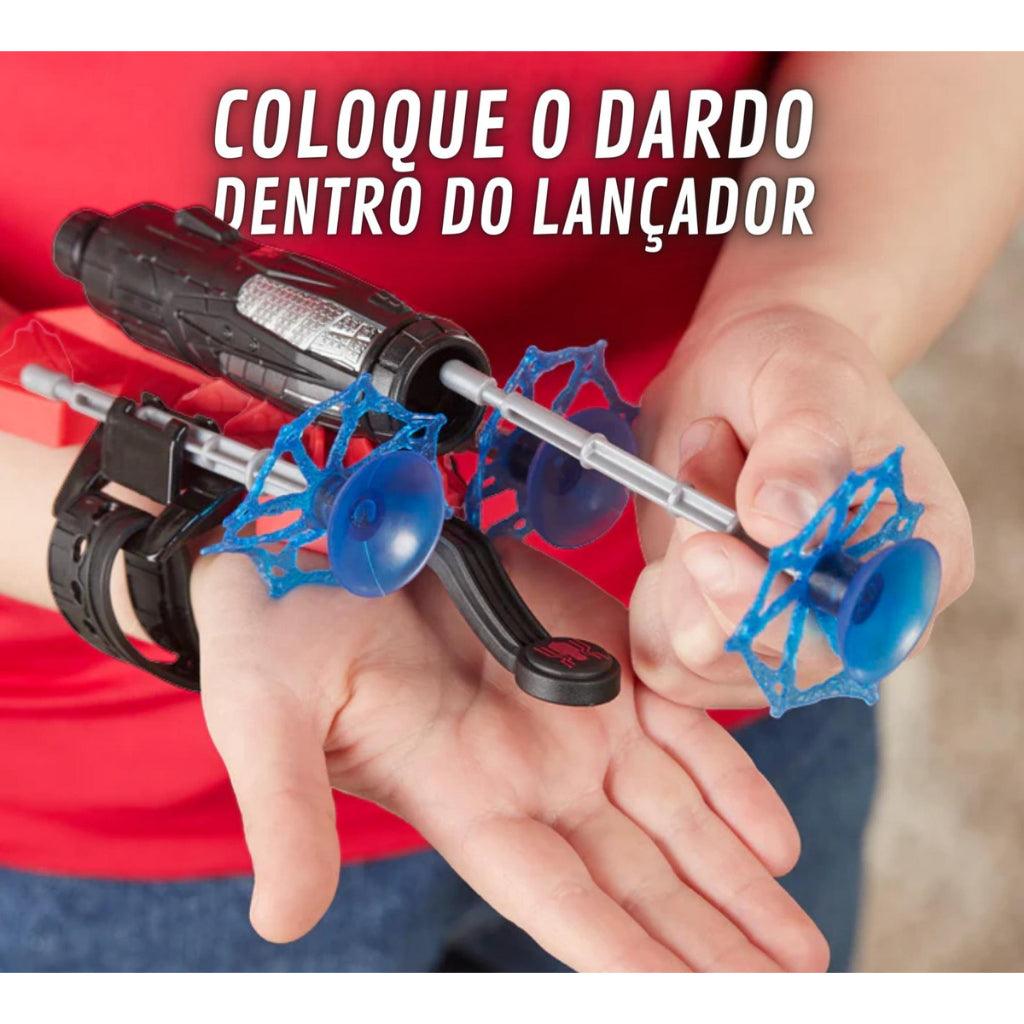 Kit Luva Do Homem Aranha Lança Teia + Máscara COM LED - Tudo Tem