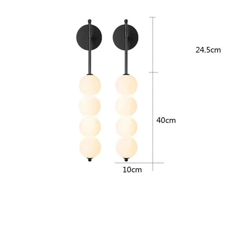 Luminária de Parede Estilo Nórdico Design Minimalista