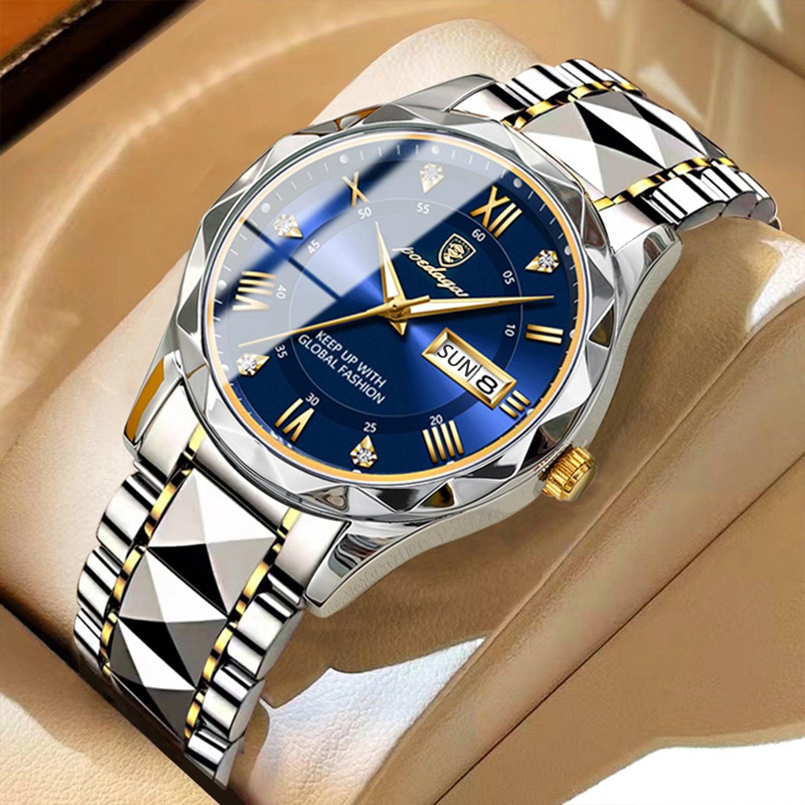 Relógio Masculino Luxury Metta™ + Brinde - Tudo Tem