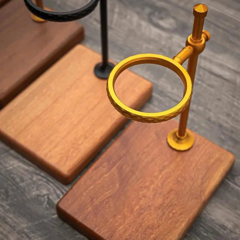 Suporte Porta Filtro de Café Americano Com Base de Madeira Maciça