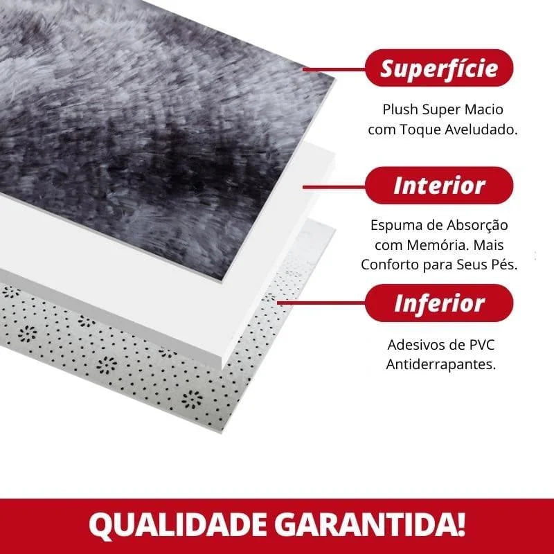 Tapete Felpudo Redondo Cáqui Mescla