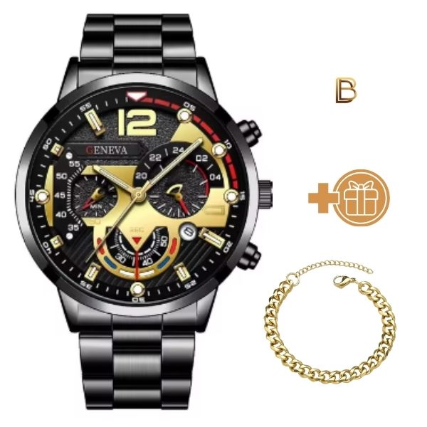 Relógio Elegance + Brinde Pulseira