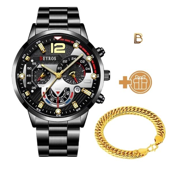 Relógio Elegance + Brinde Pulseira