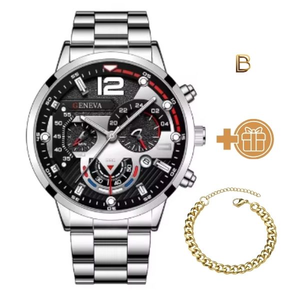 Relógio Elegance + Brinde Pulseira