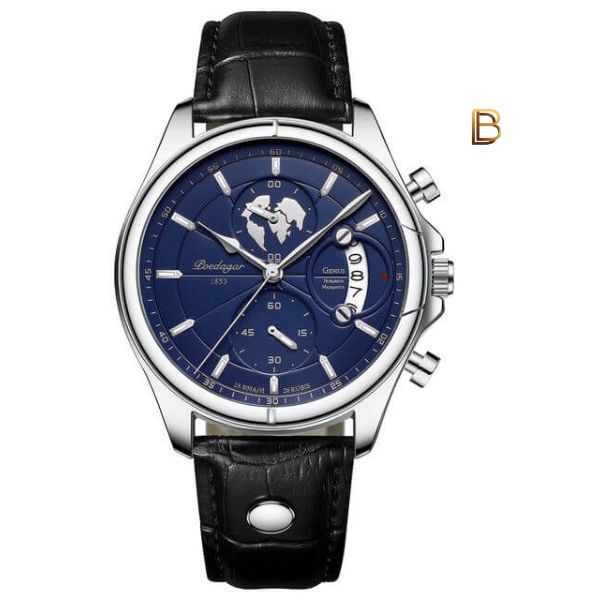 Relógio Masculino Suíço Poedagar Deluxe™ + Caixa de Brinde