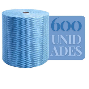 Rolo 600 Panos Multiuso Life Clean 28CMX240M Azul com 15%PrimeiraCompra+Frete Grátis