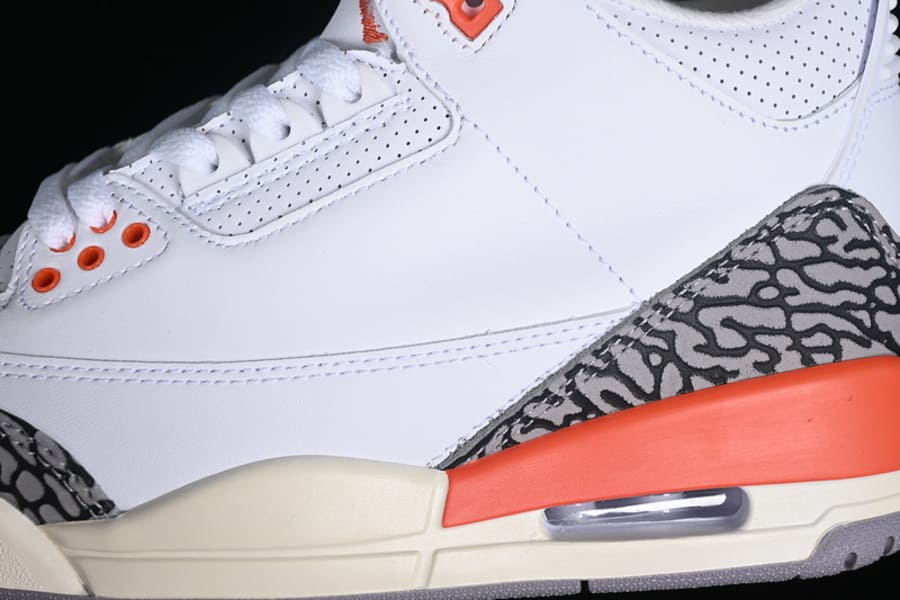 Air Jordan 3 White Georgia Peach