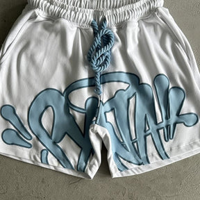 Conjunto Shorts Synaworld White Blue